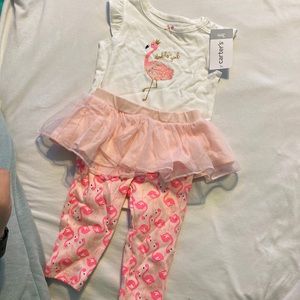 Cute flamingo outfit